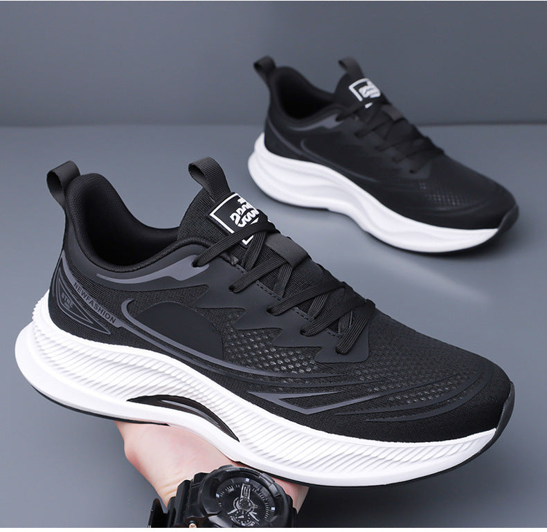 Couple's mesh casual men's shoes - cross-border, wide-fit, breathable athletic shoes, trendy running shoes, ultra-lightweight, summer new arrivals