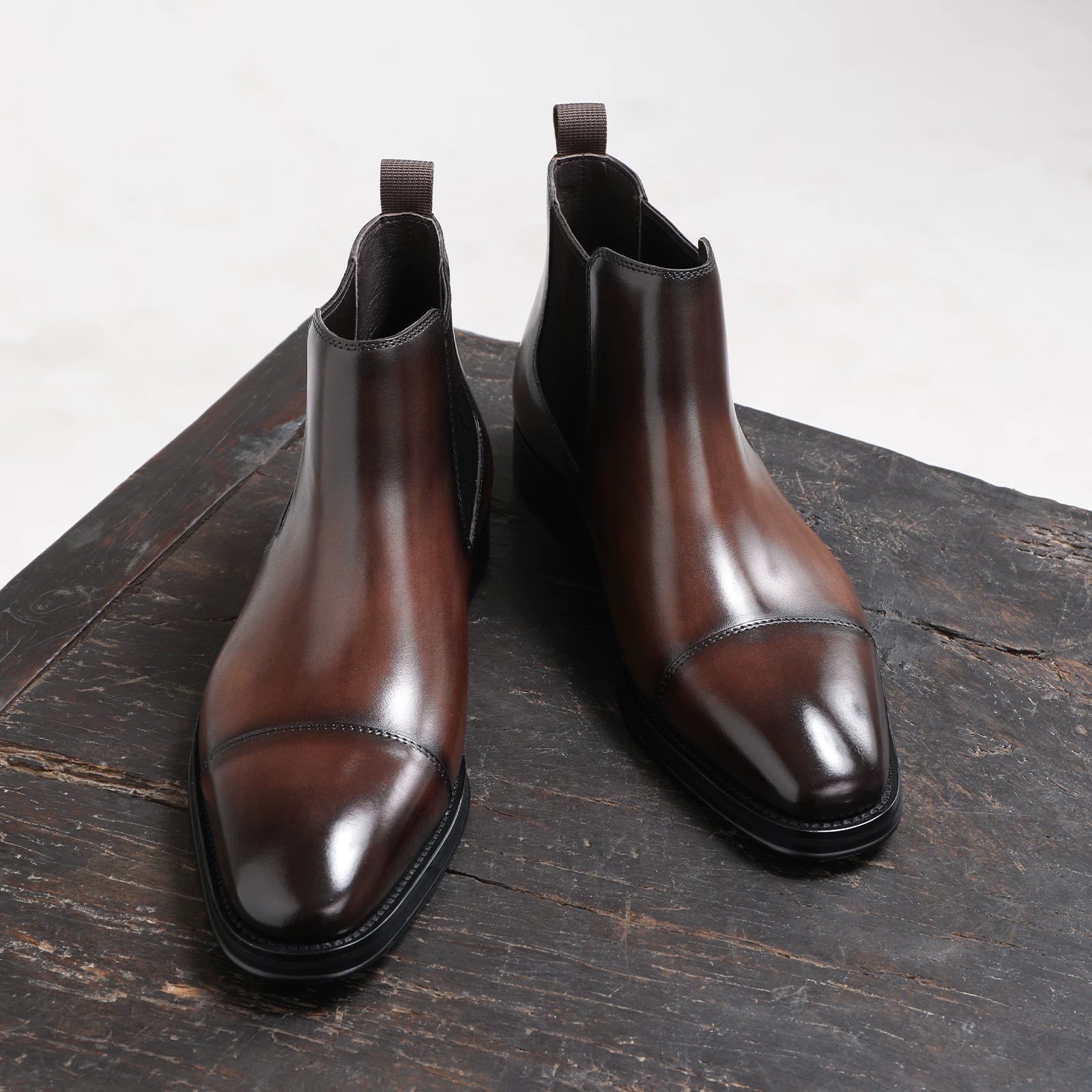 Men's Genuine Leather Martin Boots, Breathable, Handmade