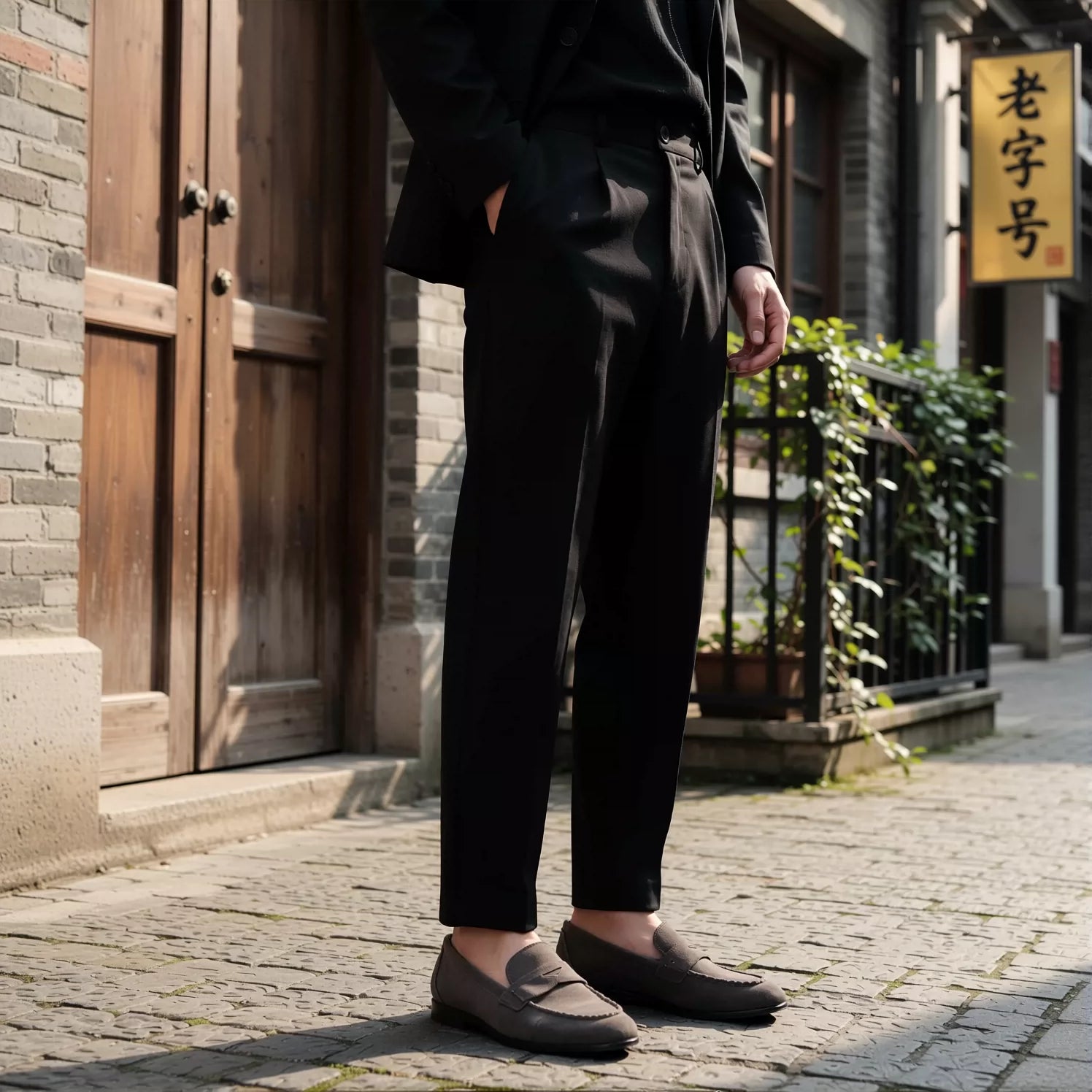 Men's Genuine Leather Loafers, Breathable, Slip-On