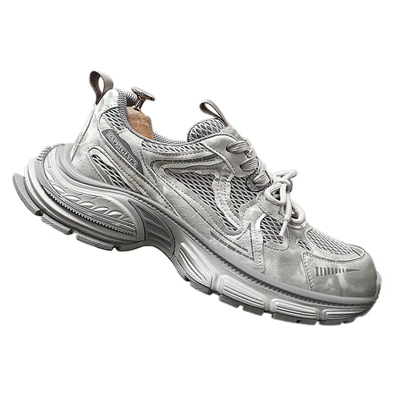 Men's 2026 New Height-Increasing Platform Breathable Retro Casual Dad Shoes