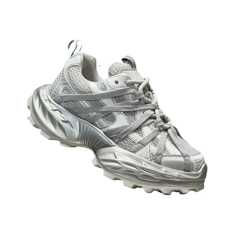 Men's Height-Increasing Platform Breathable Non-Slip Chunky Dad Sneakers 2026 Summer New