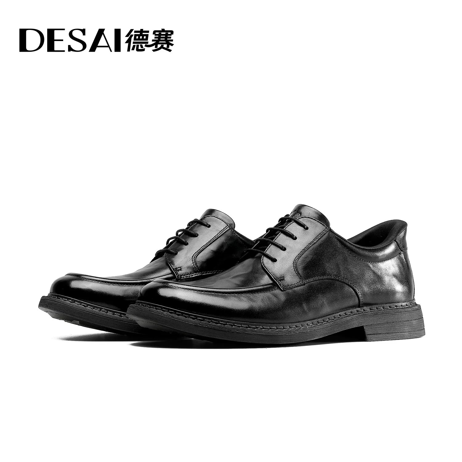 Men's Genuine Leather Leather Shoes, Height Increasing, Soft Sole