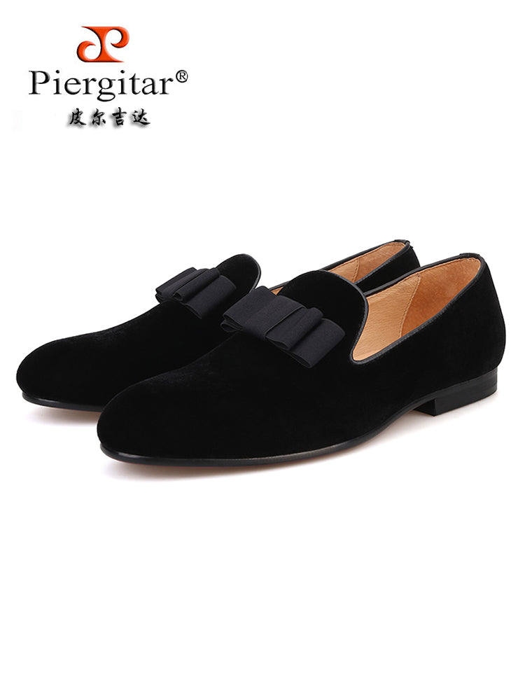 Spring and Autumn New Men's British Bow Party Loafers European and American Trendy Large Size Prom Formal Shoes