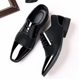 Men's leather shoes: new business formal, casual, spring/autumn breathable, british style, korean st