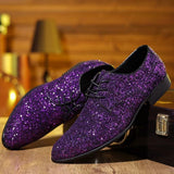 british style pointed leather shoes business casual shoes cross-border plus size