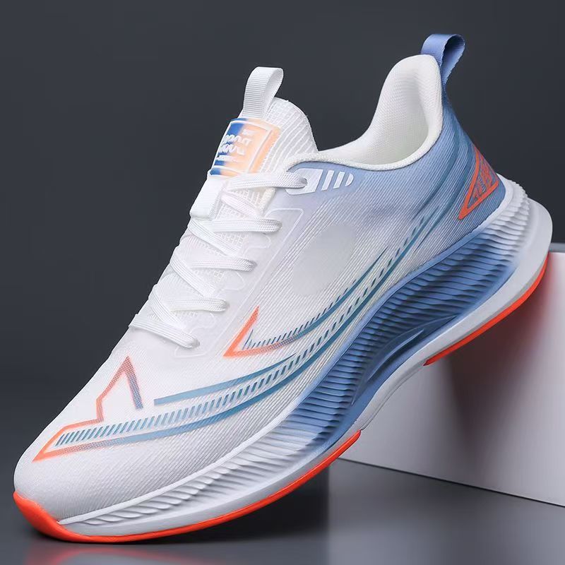 Spring men's fishnet breathable fashion outdoor trendy lightweight versatile running sports shoes - direct from the manufacturer