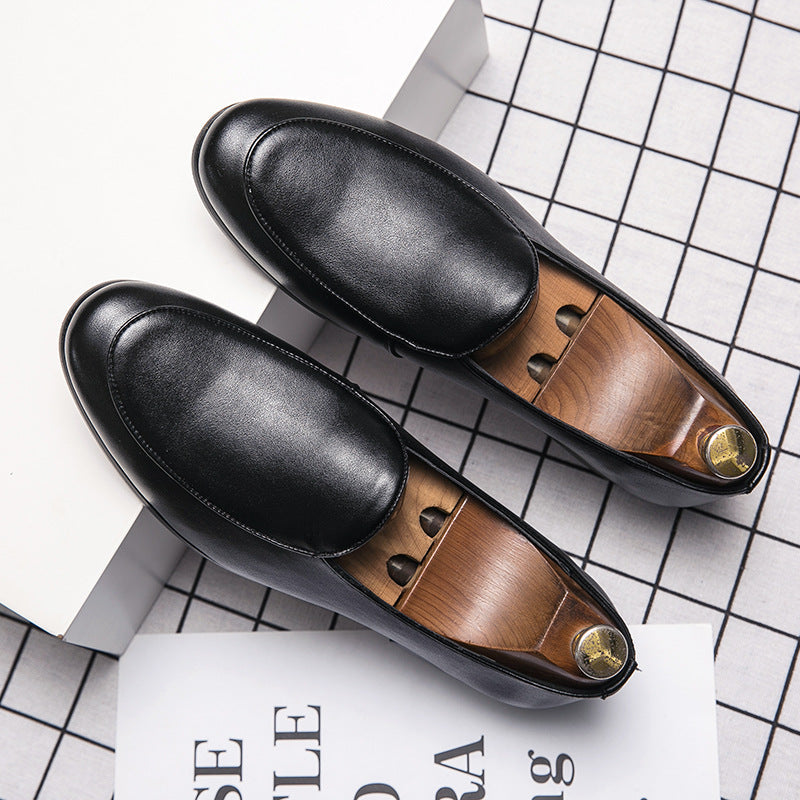 Men's Brown Pointed Casual Loafers 5