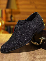 british style pointed leather shoes business casual shoes cross-border plus size
