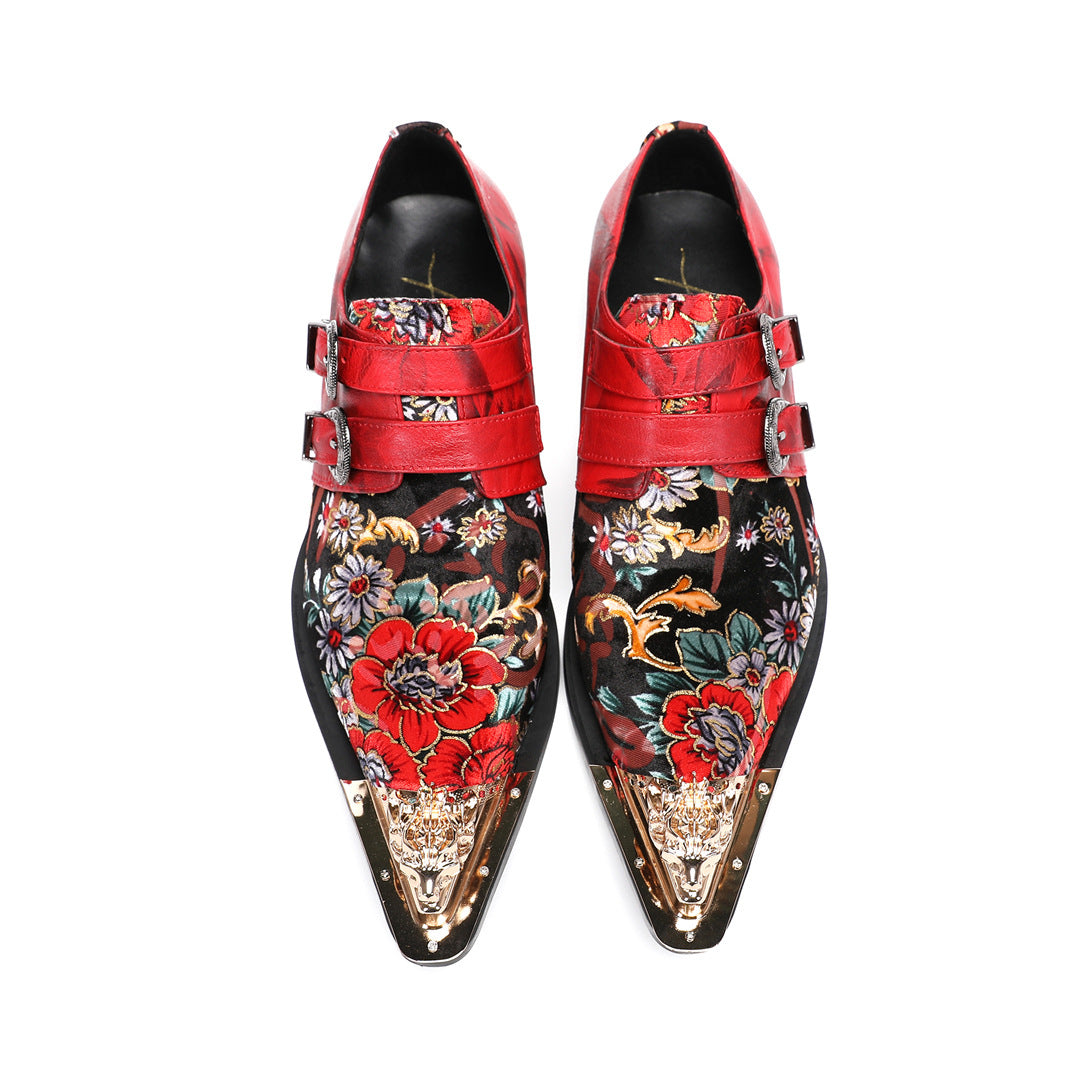 Men's Leather Formal Shoes – Retro, British Style – Style 56