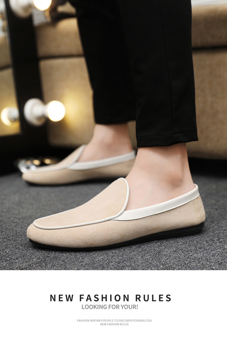 Spring autum social casual shoes trendy shoes beanie shoes men's lazy shoes loafers slip-on men's sh 16