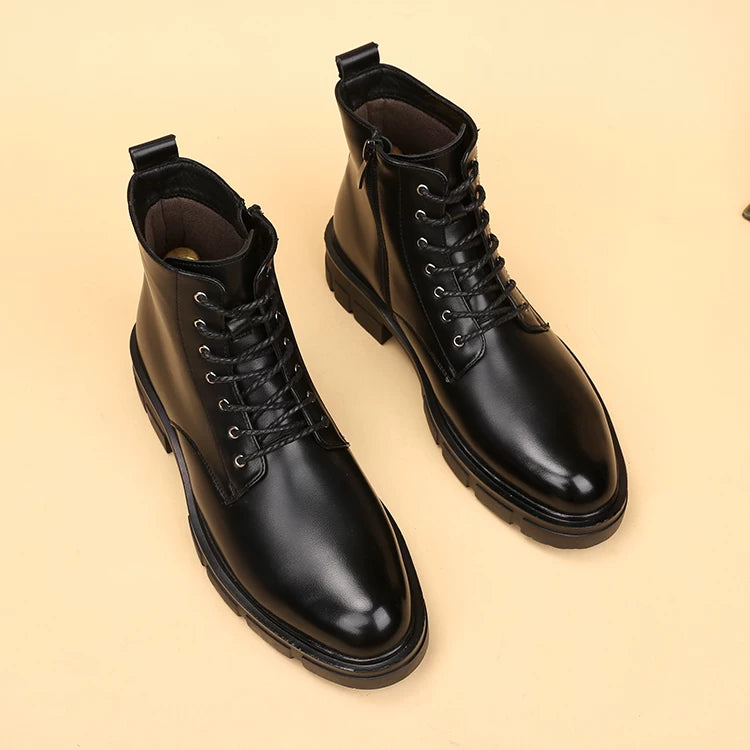 Men's Martin Boots, Height Increasing, British Style