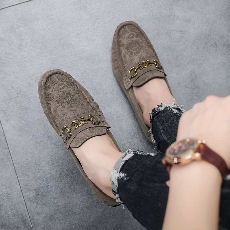 2024 autumn new men's loafers - european style fashion, trendy men's shoes, slip-on suede loafers 3