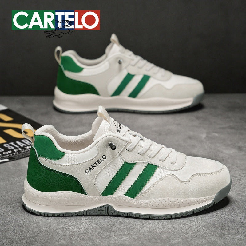 Men's shoes 2026 new spring retro versatile skate shoes ice silk breathable athletic casual agnès b. training dad shoes trendy sneakers