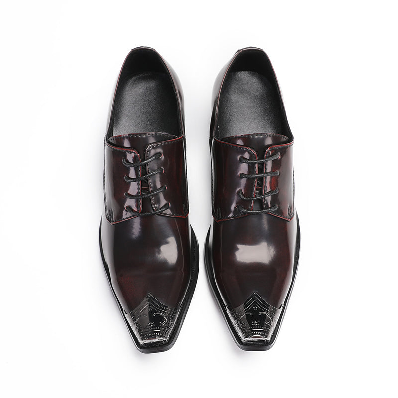 Men's Genuine Leather Loafers, Pointed Toe, British Style