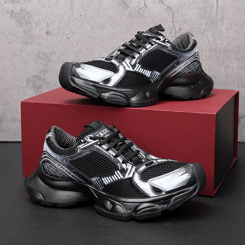 Men's Chunky Sneakers, Breathable