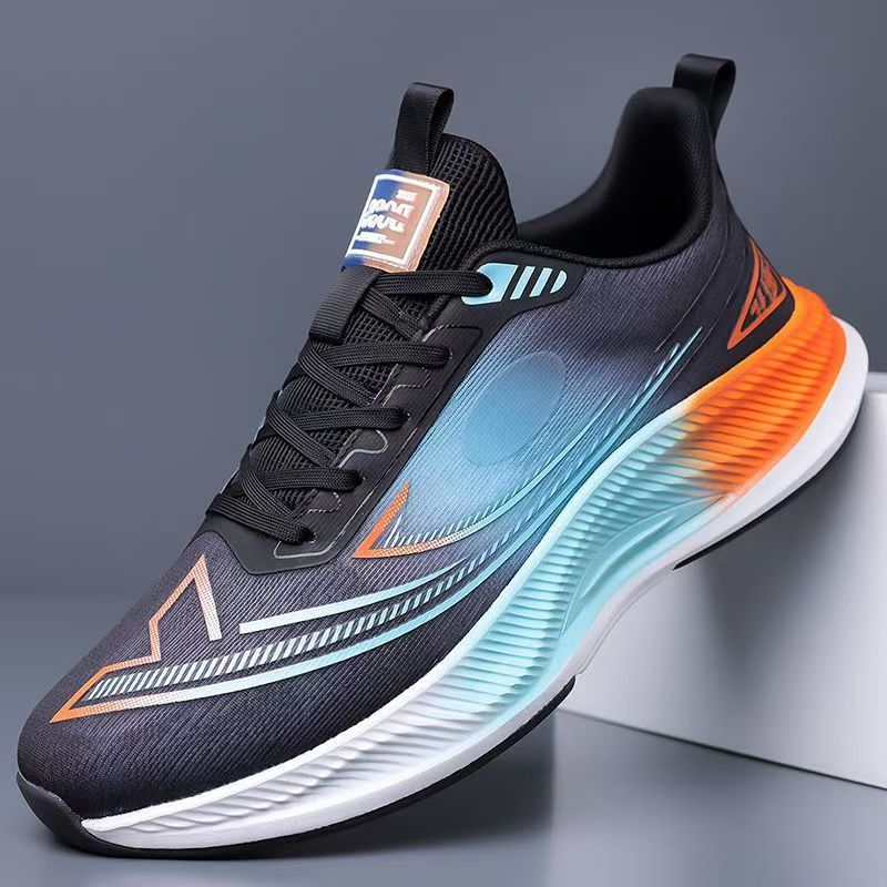 Spring men's fishnet breathable fashion outdoor trendy lightweight versatile running sports shoes - direct from the manufacturer