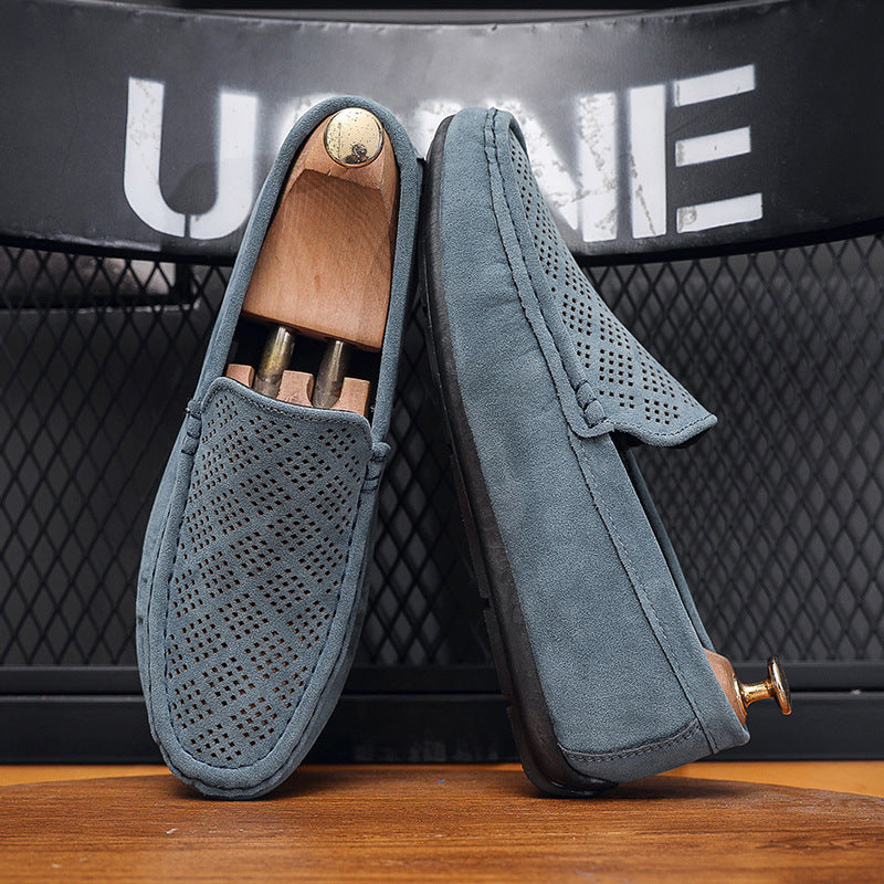 Bean shoes men's breathable cut outcasualtrendy men's shoes slip-on low-top slip-on loafers men's su 4