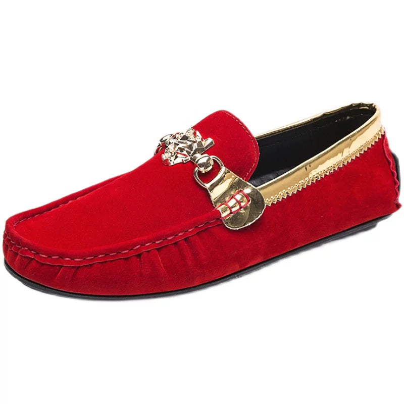 Men's Genuine Leather Loafers, Suede