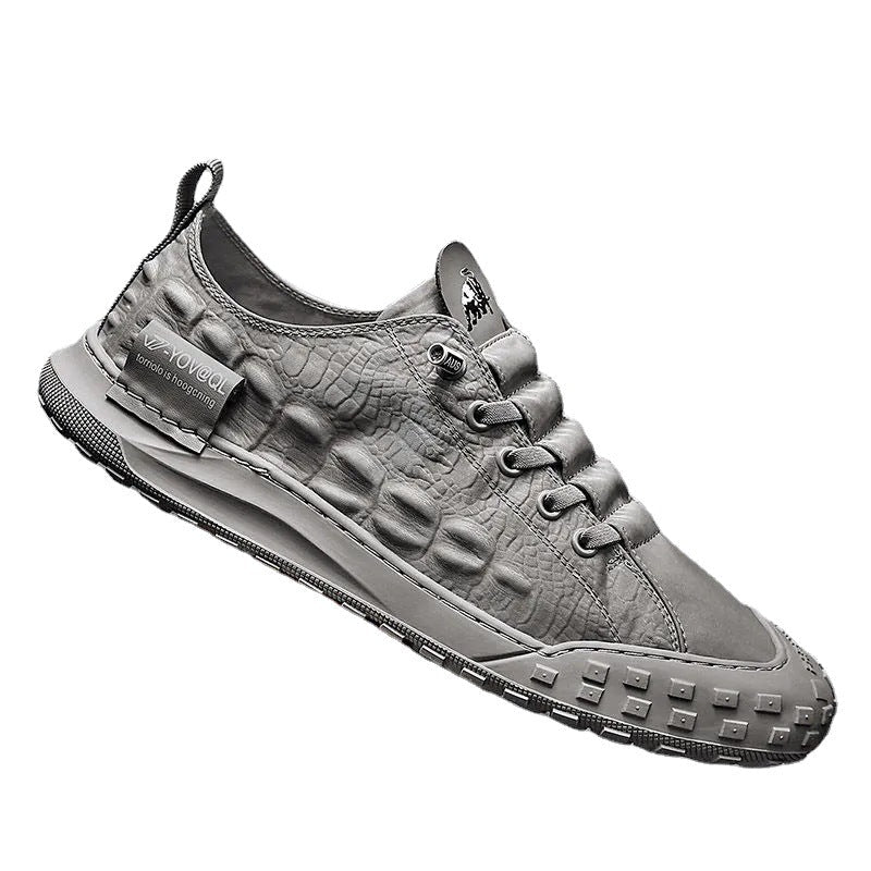Men's Green Canvas Sneakers – Breathable