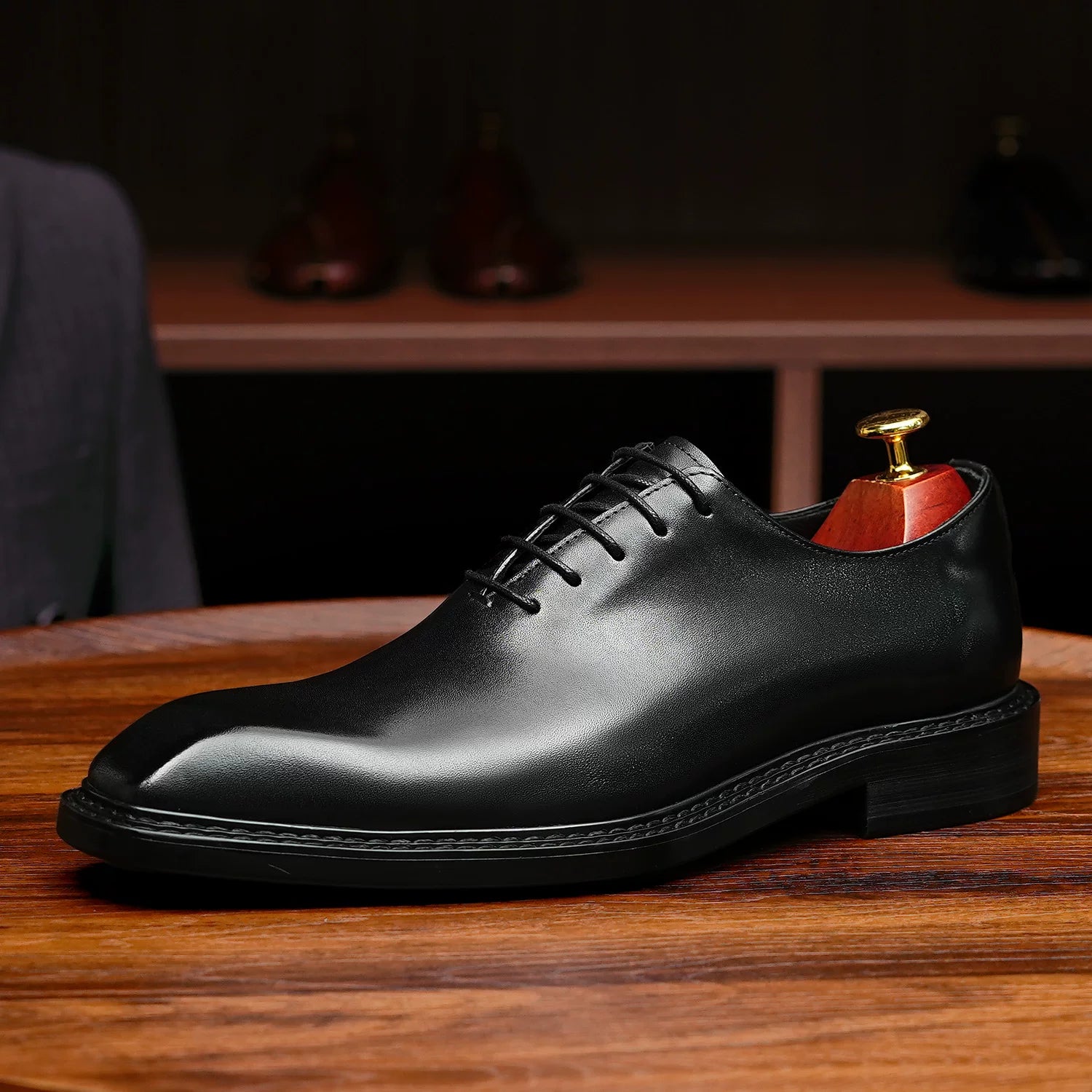 Men's Genuine Leather Oxford Shoes, Business, Formal