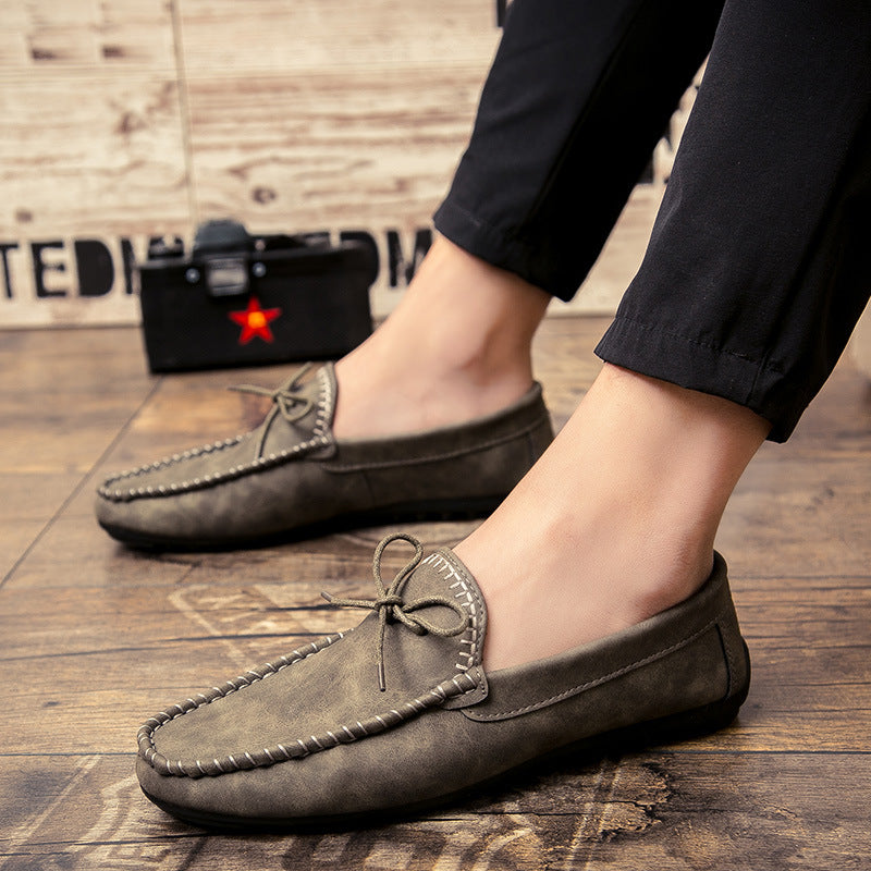 Men's Black Loafers, Style 1671
