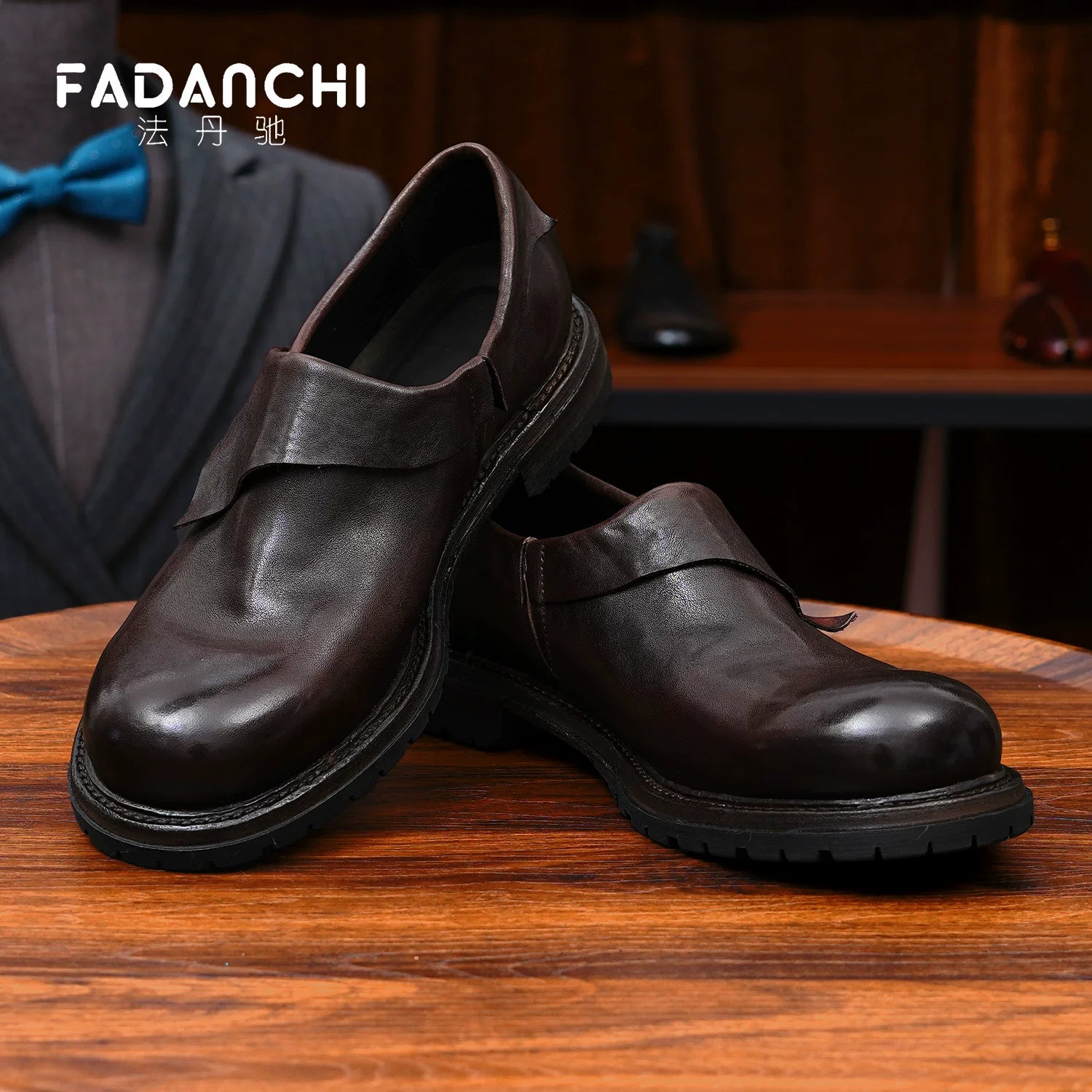 Men's Genuine Leather Leather Shoes, Handmade, Business