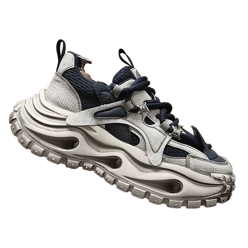 Men's 2026 New Breathable Lace-Up Low-Top Athletic Casual Dad Shoes