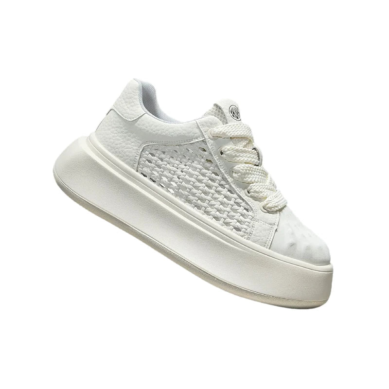 Men's Height-Increasing Platform Breathable Cut-Out Trendy Clogs Summer