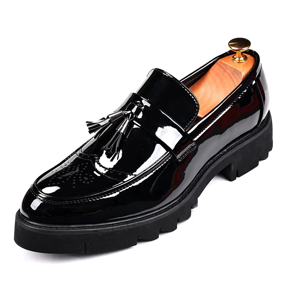 Men's Loafers, Height Increasing, Thick Sole
