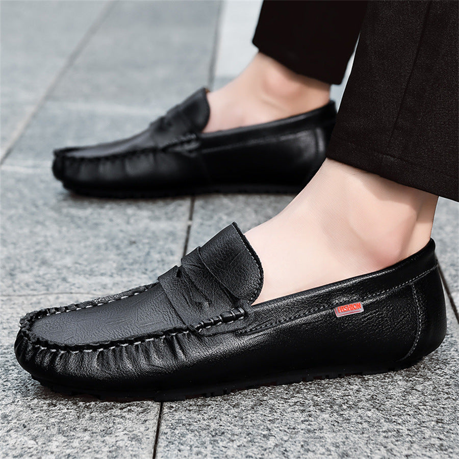 Wow, independent station men's shoes, breathable bean shoes for men, 2025new arrivaltrendyk-style le 3