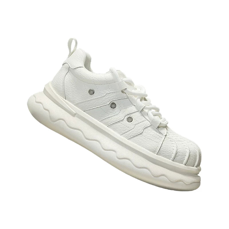 Men's Height-Increasing Platform Shell-Toe Big-Toe Trendy Skate Shoes 2026 New