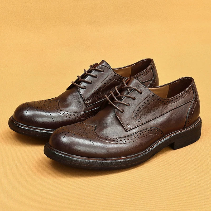 Men's Genuine Leather Leather Shoes, Business, Formal