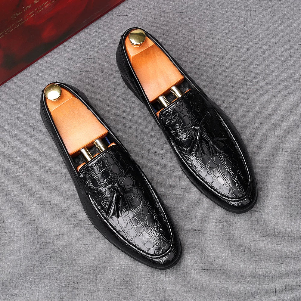 Men's Loafers, Height Increasing, Pointed Toe