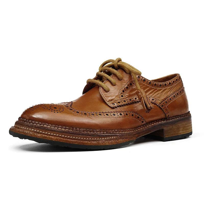 Men's Genuine Leather Leather Shoes, Handmade, Business