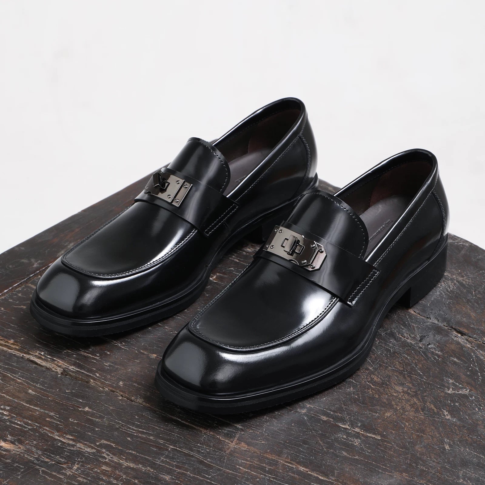 Men's Genuine Leather Loafers, Breathable, Handmade