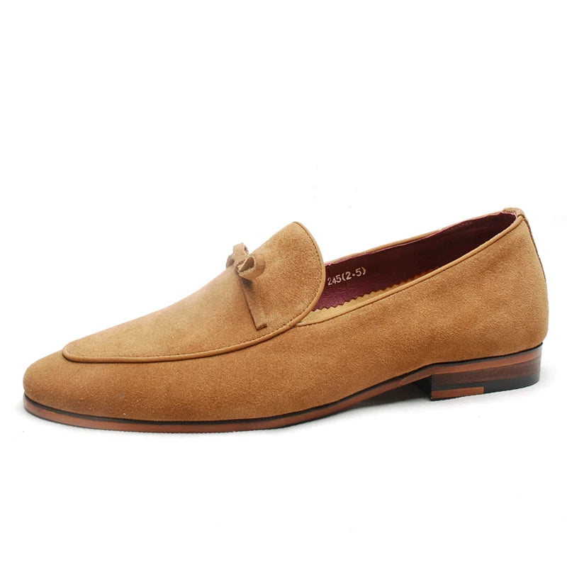 Men's Suede Loafers, Breathable, Slip-On