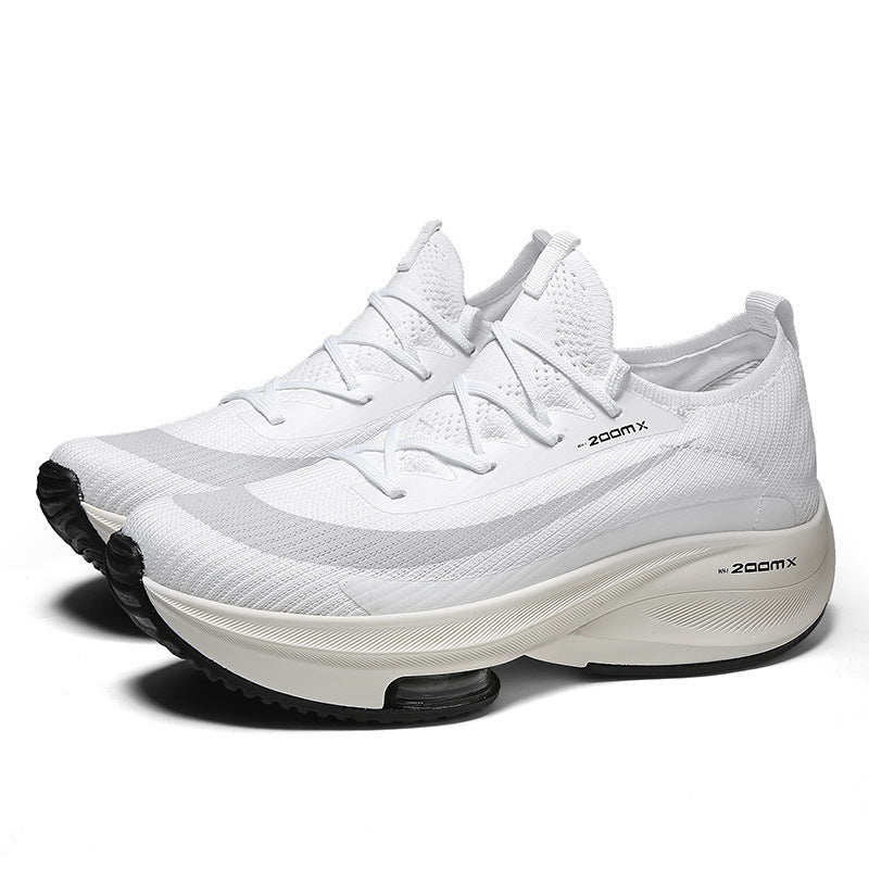 Export shoes men's trendy 2026 summernew arrival flying woven men shoes couple running sports mens shoes