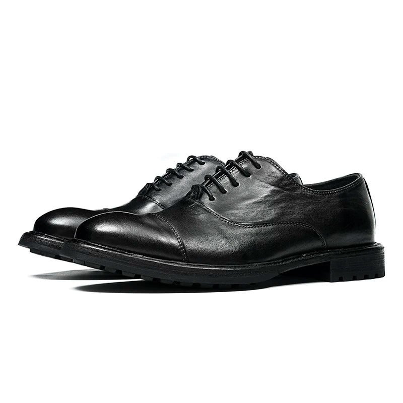 Men's Genuine Leather Leather Shoes, Handmade, Business