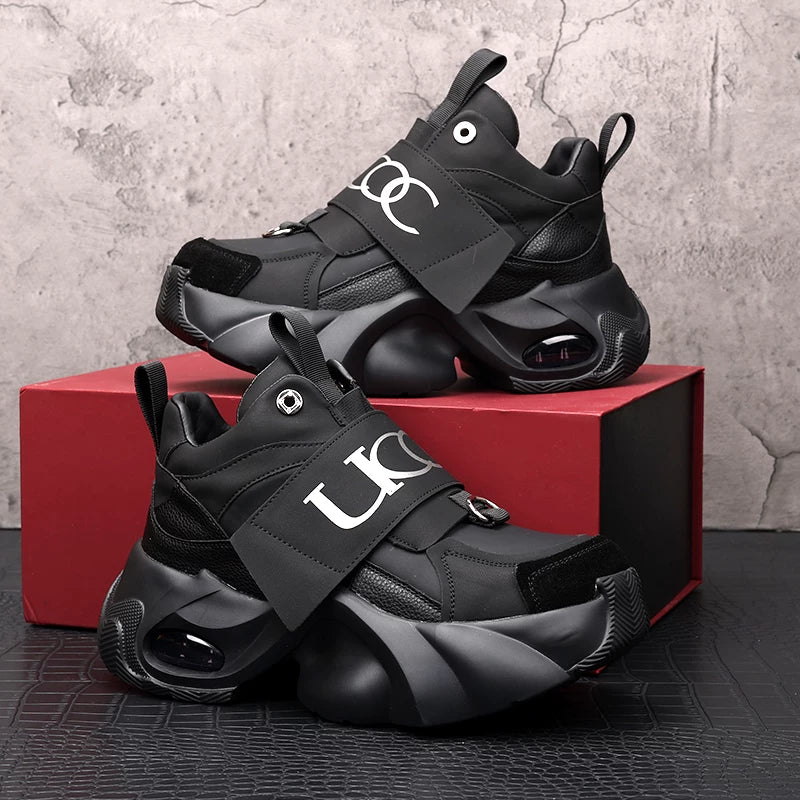 Men's Chunky Sneakers, Height Increasing, Thick Sole