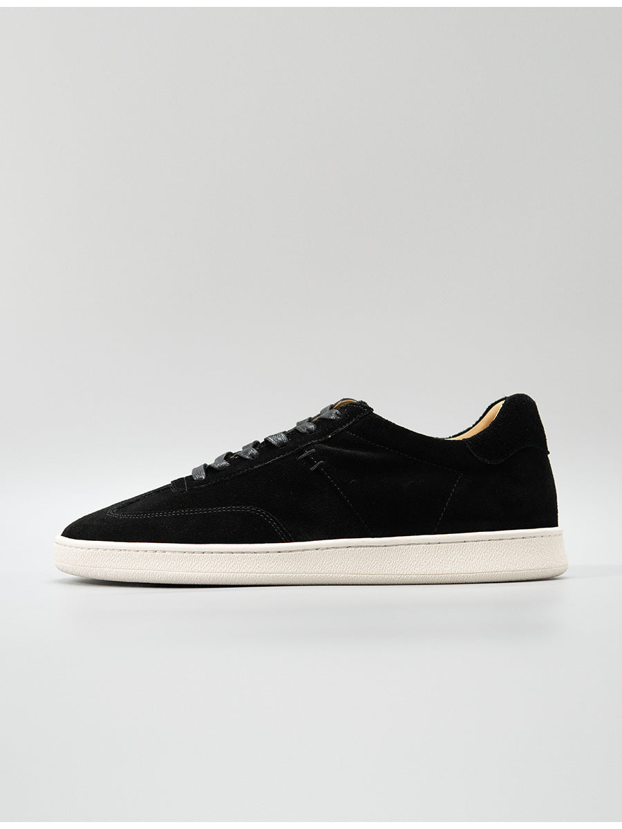 Zhenxian european station summer retro genuine leather guangzhou handmade pure color casual shoes fashiontrendy men's shoes easiest for match sneakers