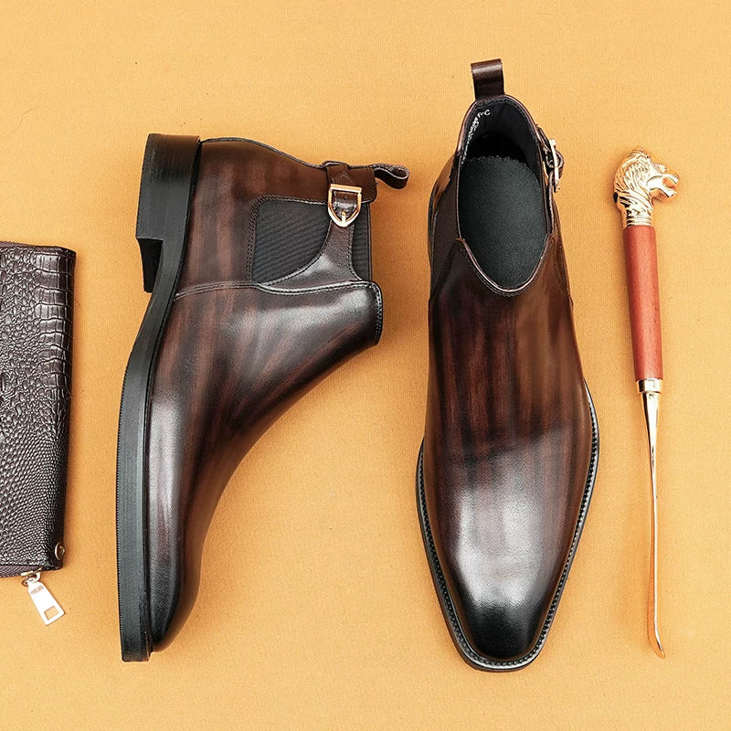 Men's Genuine Leather Martin Boots