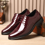 Spring autumnew arrival men's shoes business formal wear trendy pointed toe small leather shoes mene
