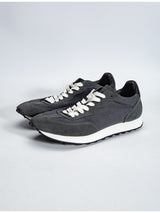 Gray feather argan shoes european station spring and summer new arrival soft breathable leather sports shoes handmade retrocasual board shoes