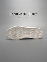 European station guangzhou handmade skate shoes men's new casual shoes chunky sole lightweight breathable versatile high-end white sneakers men's footwear