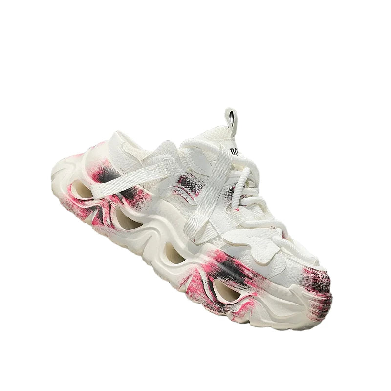 Men's Platform Breathable Mules 2026 Summer New