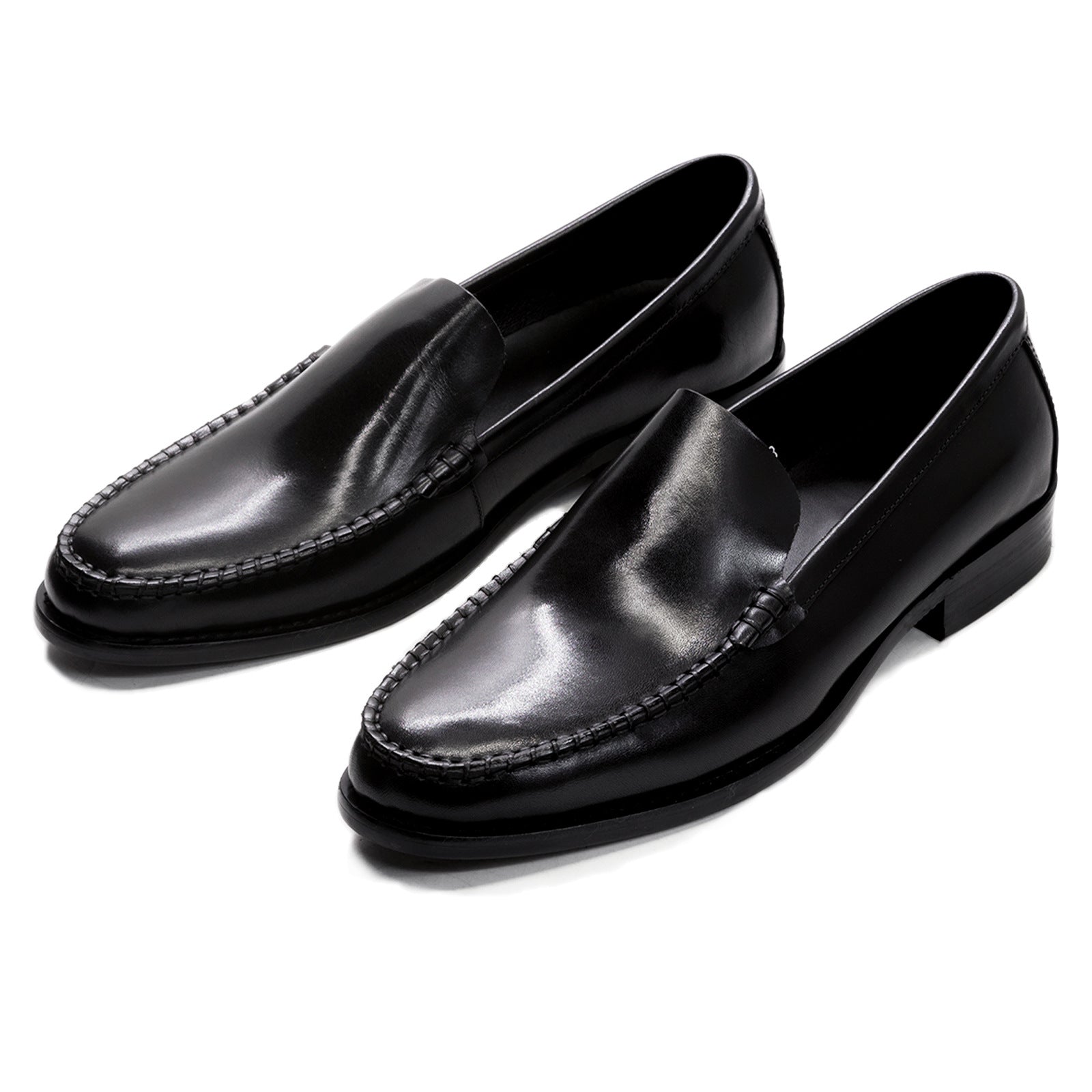 Men's Leather Shoes Leather Custom New Slip-on Leather Shoes Men Gentleman Business Casual Loafers Office Simplicity