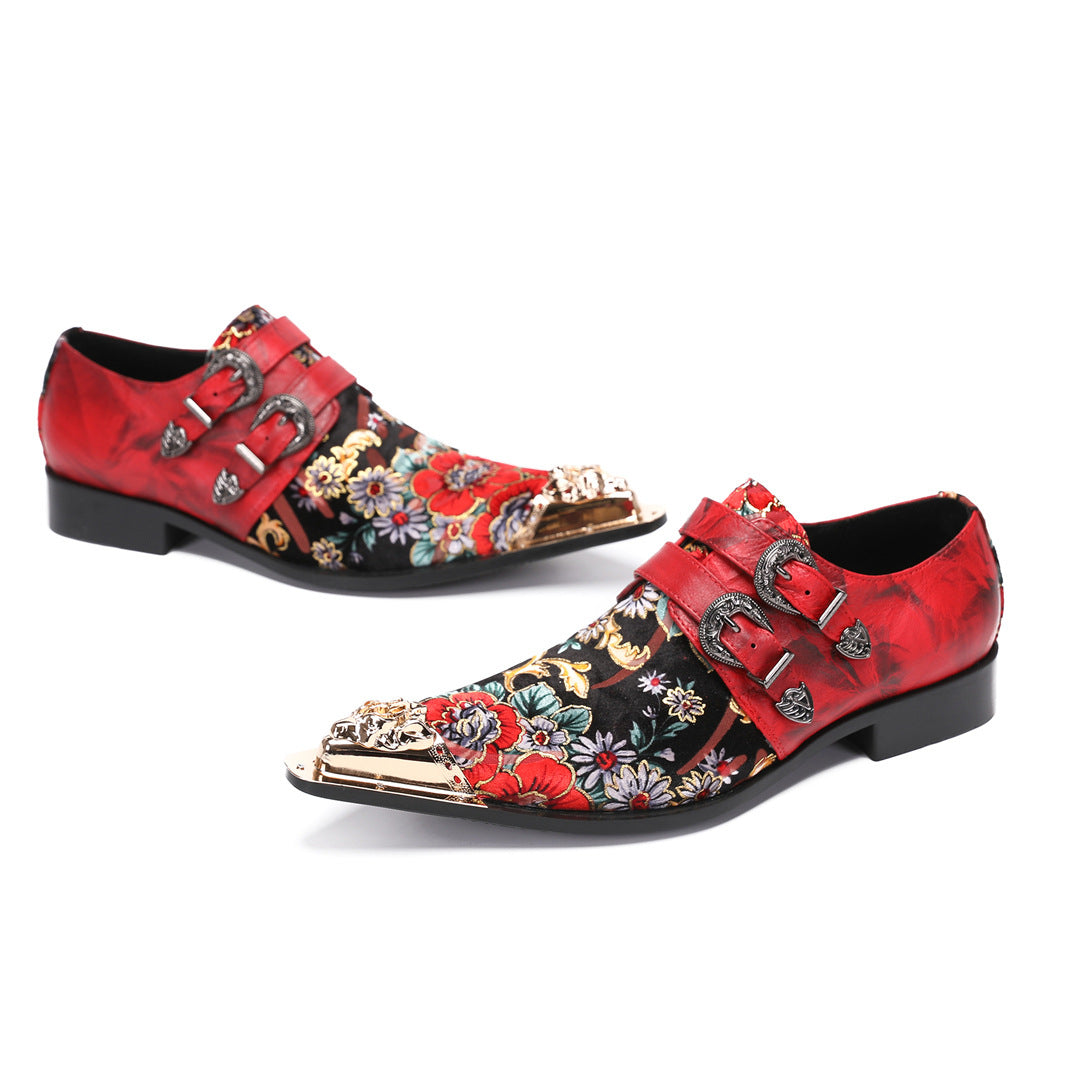 Men's Leather Formal Shoes – Retro, British Style – Style 56