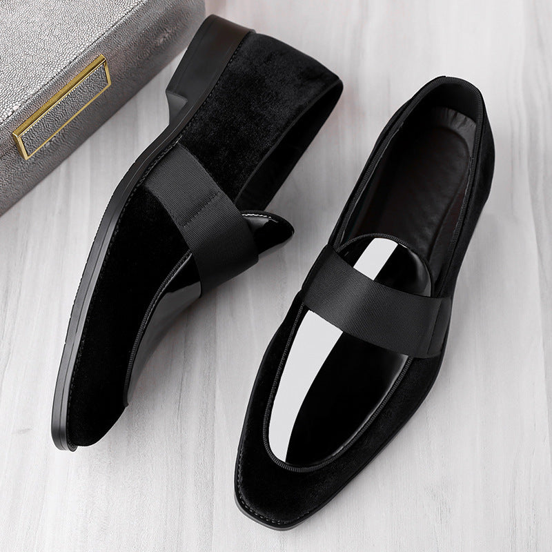 Trendy european cross-border amazon style men's leather dress shoes - pointed toe, black, low-cut, s 3