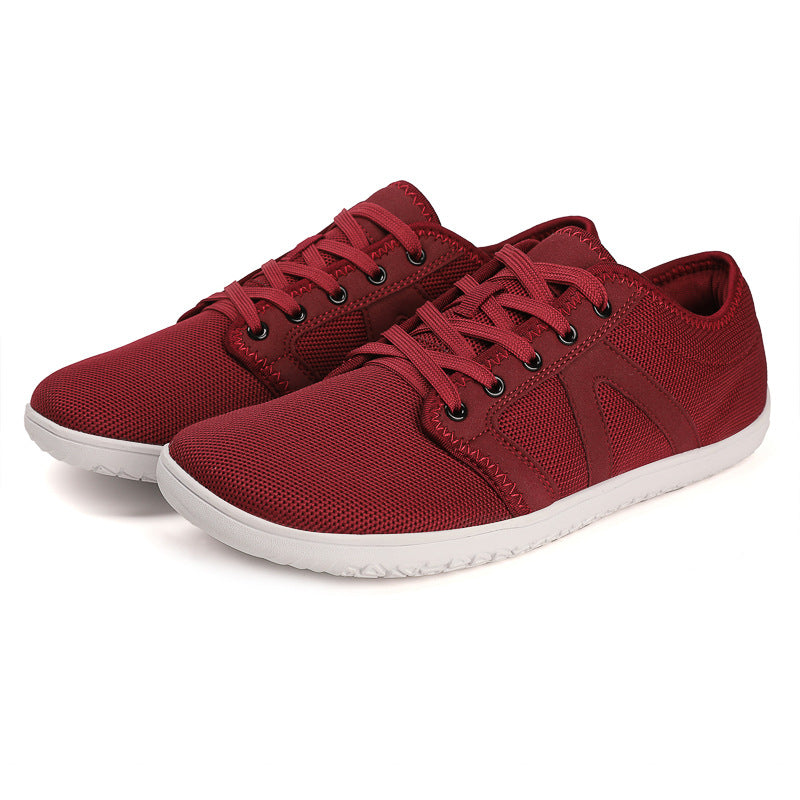 Cross-border new men's and women's outdoor barefoot running shoes, low-cut trail shoes, lightweight wide fit, anti-slip outdoor athletic shoes