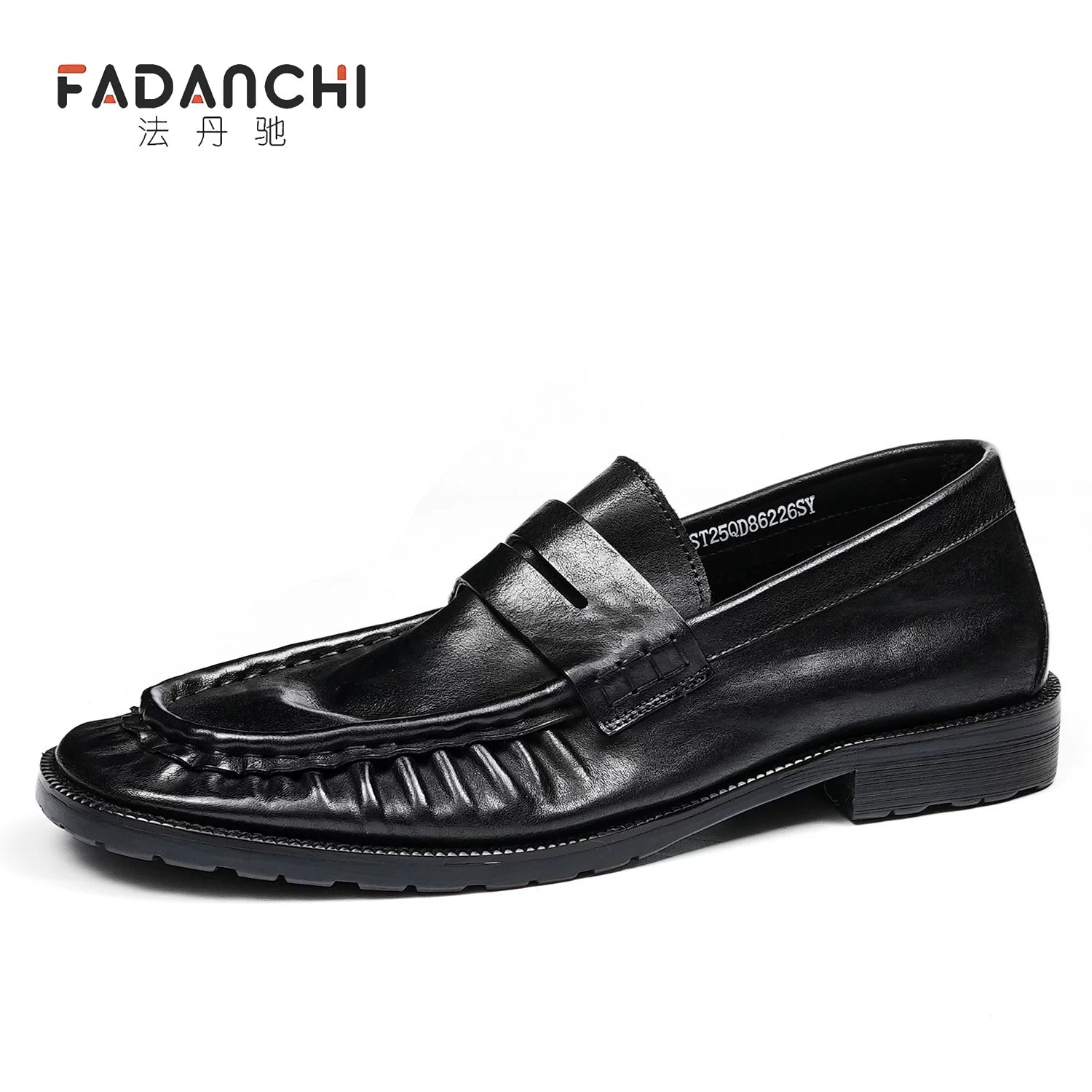 Men's Genuine Leather Loafers, Breathable, Slip-On